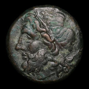 Sicily, Hieron II, AE Unit, Poseidon (God of the Sea) - c. 240 to 215 BCE - Greek World