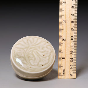 Qing Dynasty, Ceramic Ink Box for Stamp Seal