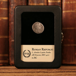 Roman Republic, L. Aemilius Lepidus Paullus, AR Denarius, Concordia - 62 BCE - Roman Republic