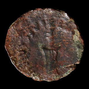 Hispania, Carteia, Tiberius (Second Emperor of Rome), AE Half Unit, Fortuna (Goddess of Fortune) - 14 to 36 CE - Roman Provinces