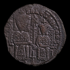 Byzantine Empire, Leo VI with Alexander, AE Follis - 886 to 912 CE - Byzantine Empire
