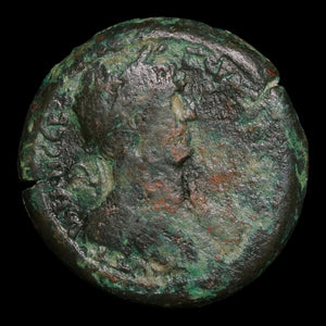 Egypt, Alexandria, Emperor Trajan, AE Drachm, Nilus (God of the Nile River) - 112 to 113 CE - Roman Provinces