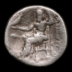 Kingdom of Macedon, Alexander the Great, AR Drachm, Posthumous Issue - c. 323 to 319 BCE - Greek World