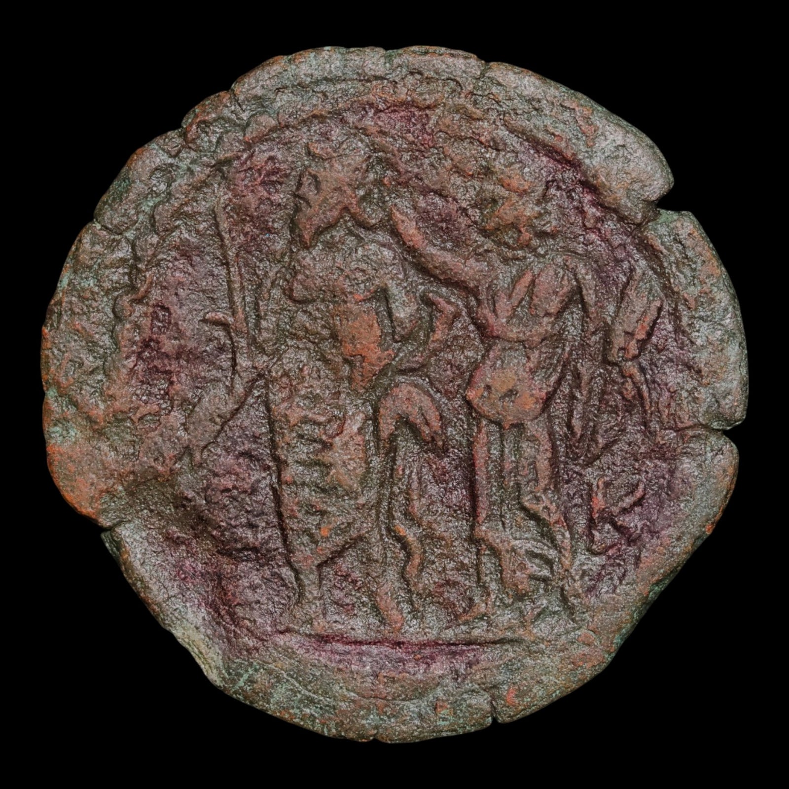 Egypt, Alexandria, Emperor Trajan, AE Drachm, Nilus (God of the Nile River) - 116 to 117 CE - Roman Provinces