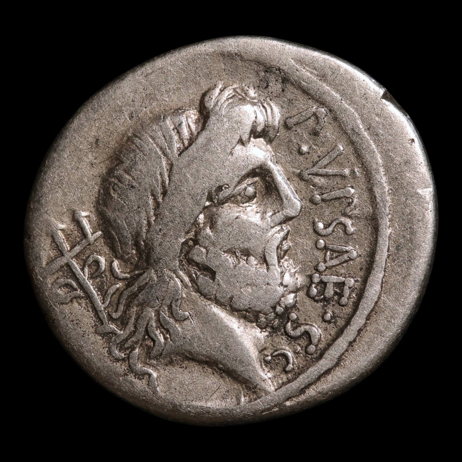 Roman Republic, P. Plautius Hypsaeus, AR Denarius, Neptune & Jupiter - 60 BCE - Roman Republic