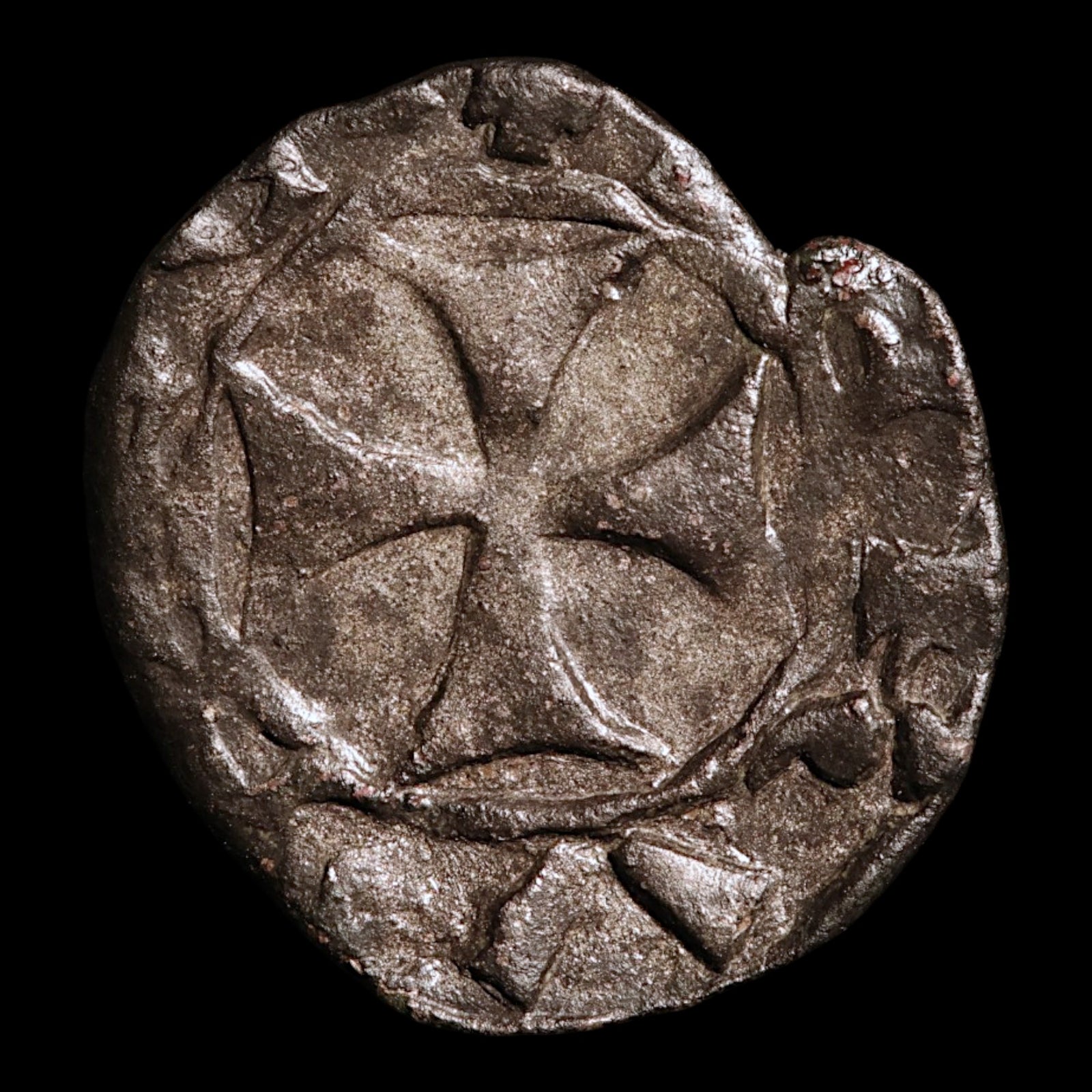 Kingdom of Cyprus, Lusignan Kings, BI Denier - c. 1250 to 1400 CE - Crusader States