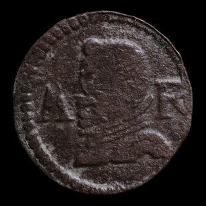 Principality of Catalonia, Philip IV, Copper Ardite - 1654 CE - Spanish States