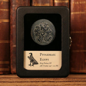 Ptolemaic Kingdom of Egypt, King Ptolemy III, Large AE Triobol - 246 to 222 BCE - Ancient Egypt