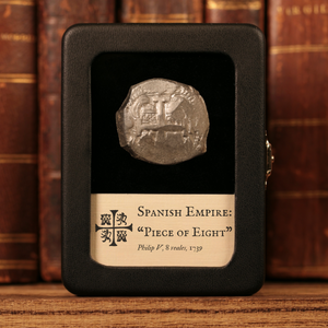 Spanish "Piece of Eight" (8 Reales), Philip V, Silver Cob Coin - 1739 - Spanish Empire