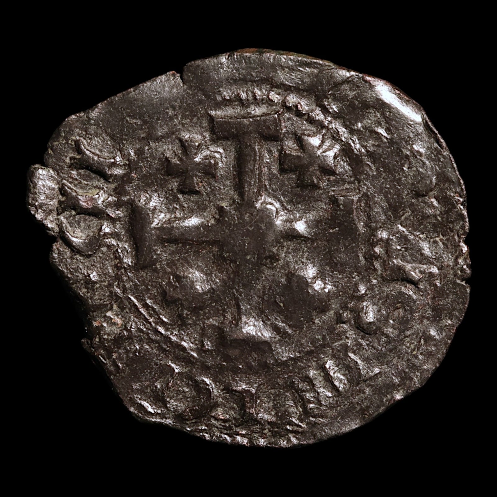 Kingdom of Cyprus, King Janus, AE Sizin - 1398 to 1432 CE - Crusader States