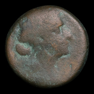Ptolemaic Kingdom of Egypt, Queen Cleopatra VII, AE Diobol - 51 to 30 BCE - Ancient Egypt