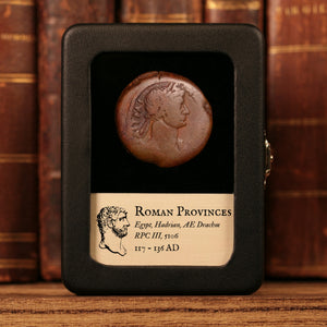 Egypt, Alexandria, Emperor Hadrian, AE Drachm, Euthenia (Prosperity) - 123 to 124 CE - Roman Provinces