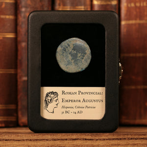 Hispania, Augustus (First Roman Emperor), AE Unit of Colonia Patricia - 31 BCE to 14 CE - Roman Provinces