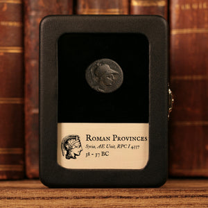 Syria, Apamea, Time of the Second Triumvirate, AE Unit, Athena & Nike - 38 to 37 BCE - Roman Provinces