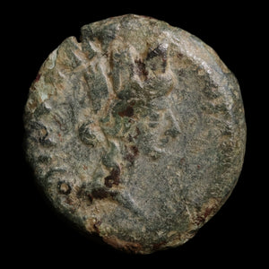 Hispania, Carteia, Tiberius (Second Emperor of Rome), AE Half Unit, Fortuna (Goddess of Fortune) - 14 to 36 CE - Roman Provinces