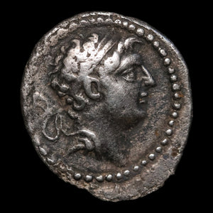 Seleucid Empire, Demetrius I Soter, AR Drachm, Apollo (Major Greek God) - 161 to 150 BCE - Greek World