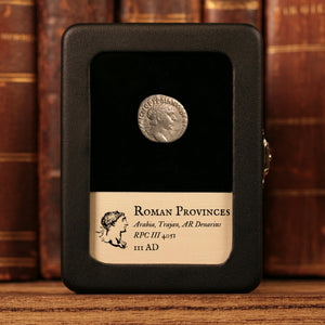 Roman Arabia, Emperor Trajan, AR Denarius, Arabia & Camel - 111 CE - Roman Provinces