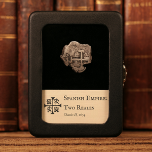 Spanish Empire, Charles II, 2 Reales, Silver Cob - 1674 - Spanish Empire