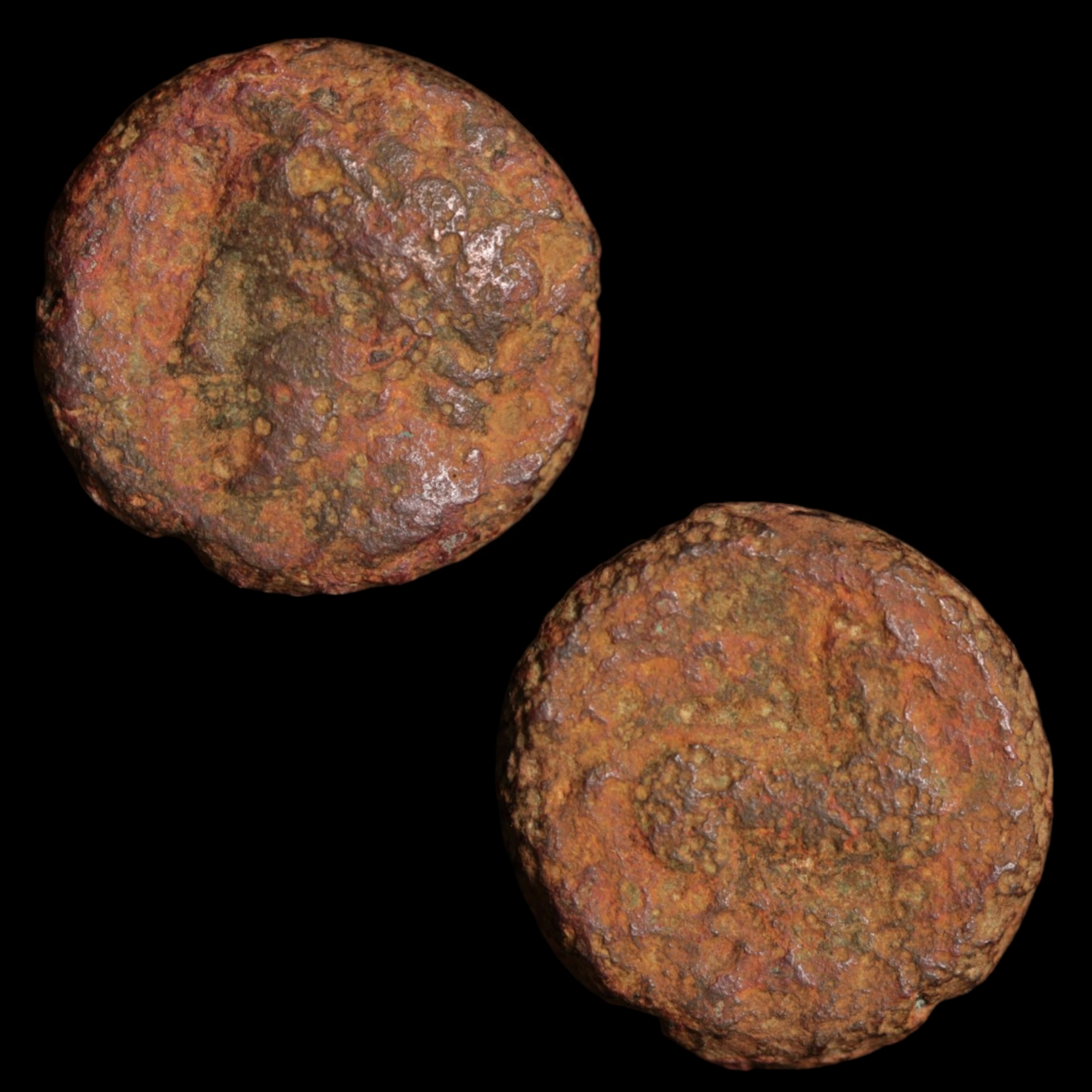 Carthage, Bronze Coin (4.69g, 16mm)- c. 350 to 250 BCE - Northern Africa - 8/30/23 Auction