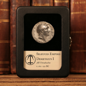 Seleucid Empire, King Demetrius I, AR Tetradrachm, Tyche (Goddess of Luck) - c. 162 to 150 BCE - Greek World