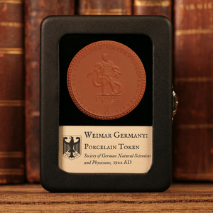 Weimar Germany, Society of German Natural Scientists and Physicians, Porcelain Token - 1922 CE - Weimar Republic