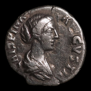 Rome, Empress Crispina, AR Denarius, Concordia (Goddess of Agreement) - 178 to 191 CE - Roman Empire
