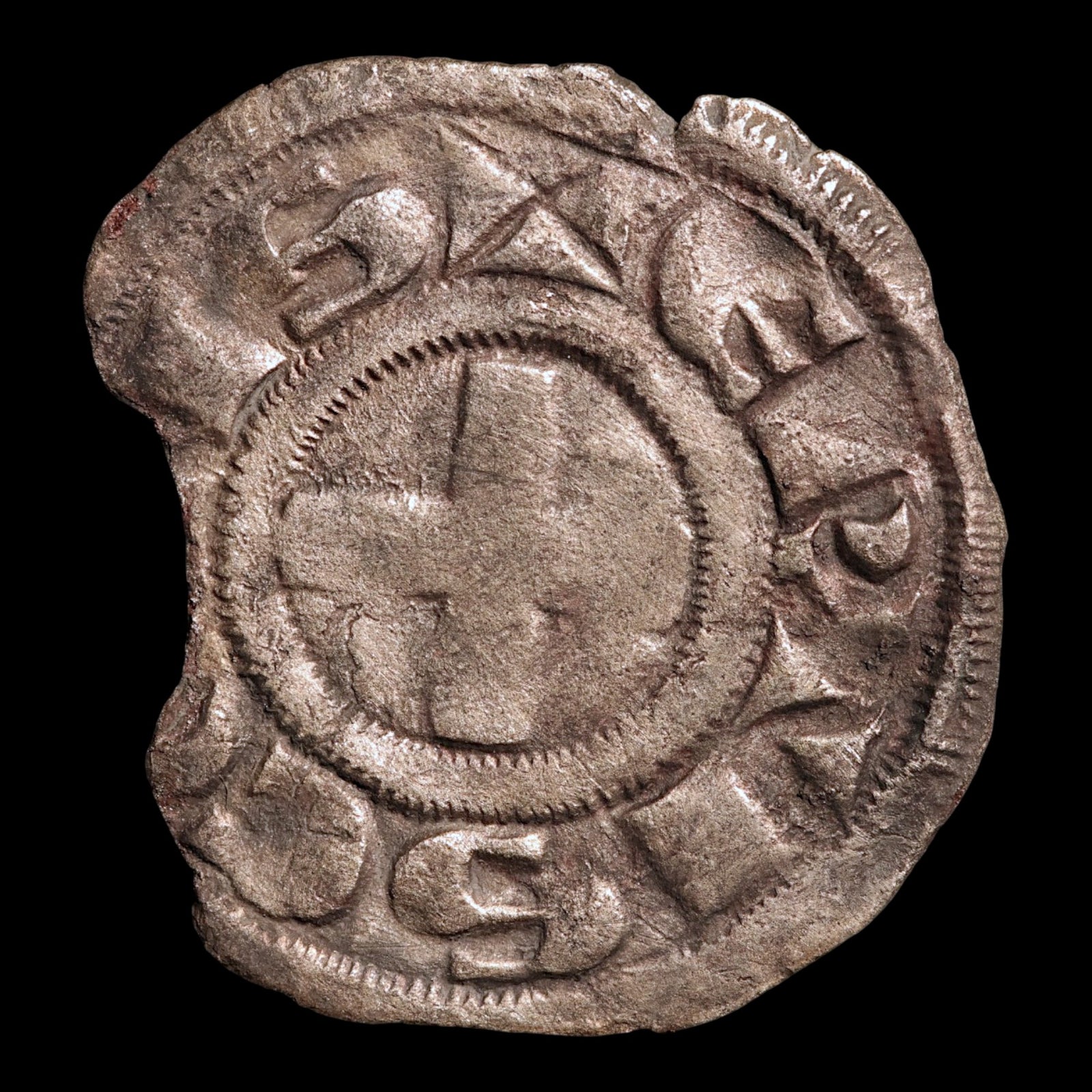 County of Nevers, Harvey IV of Donzy, BI Denier - 1199 to 1223 CE - French States