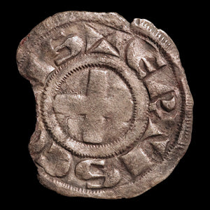 County of Nevers, Harvey IV of Donzy, BI Denier - 1199 to 1223 CE - French States