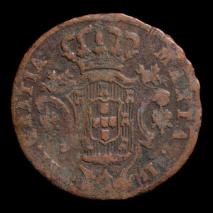 Portugal, Queen Maria I, AE 5 Réis - 1799 CE - Portugal
