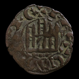 Kingdom of Castile and Leon, King Ferdinand IV, Billon 1 Denier - 1295 to 1312 CE - Spanish States
