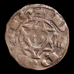 Lordship of Déols, Philip II Augustus, BI Denier - 1206 to 1207 CE - French States