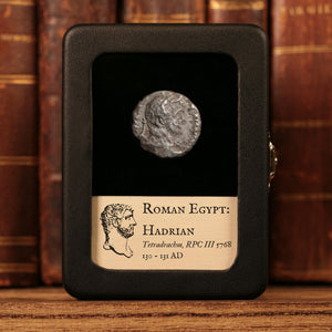 Roman Egypt, Emperor Hadrian, AR Tetradrachm, Alexandria & Hadrian Reverse - 130 to 131 CE - Roman Egypt