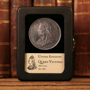 United Kingdom, Queen Victoria, AR 1 Crown - 1897 CE - United Kingdom