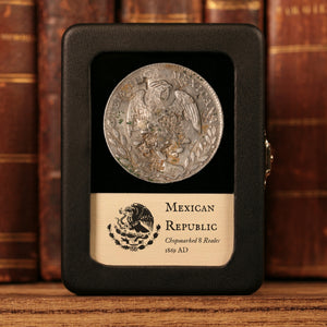 Mexico, Heavily Chop Marked Silver 8 Reales, "Piece of Eight" - 1869 CE - Mexico