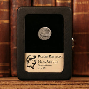 Roman Republic, Mark Antony, AR "Legionary Denarius" - 32 to 31 BCE - Roman Republic