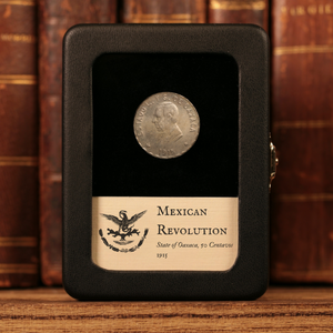 Mexican Revolution, State of Oaxaca, Provisional Currency, Silver 50 Centavos - 1915 - Mexican Revolution
