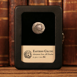 Eastern Celts, Imitation of a Macedonian AR Drachm of Alexander the Great - c. 300 to 100 BCE - Celtic