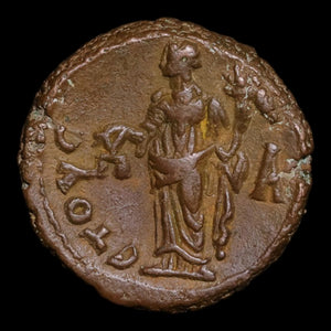 Egypt, Alexandria, Emperor Tacitus, BI Tetradrachm, Dikaiosyne (Justice) - 275 to 276 CE - Roman Provinces
