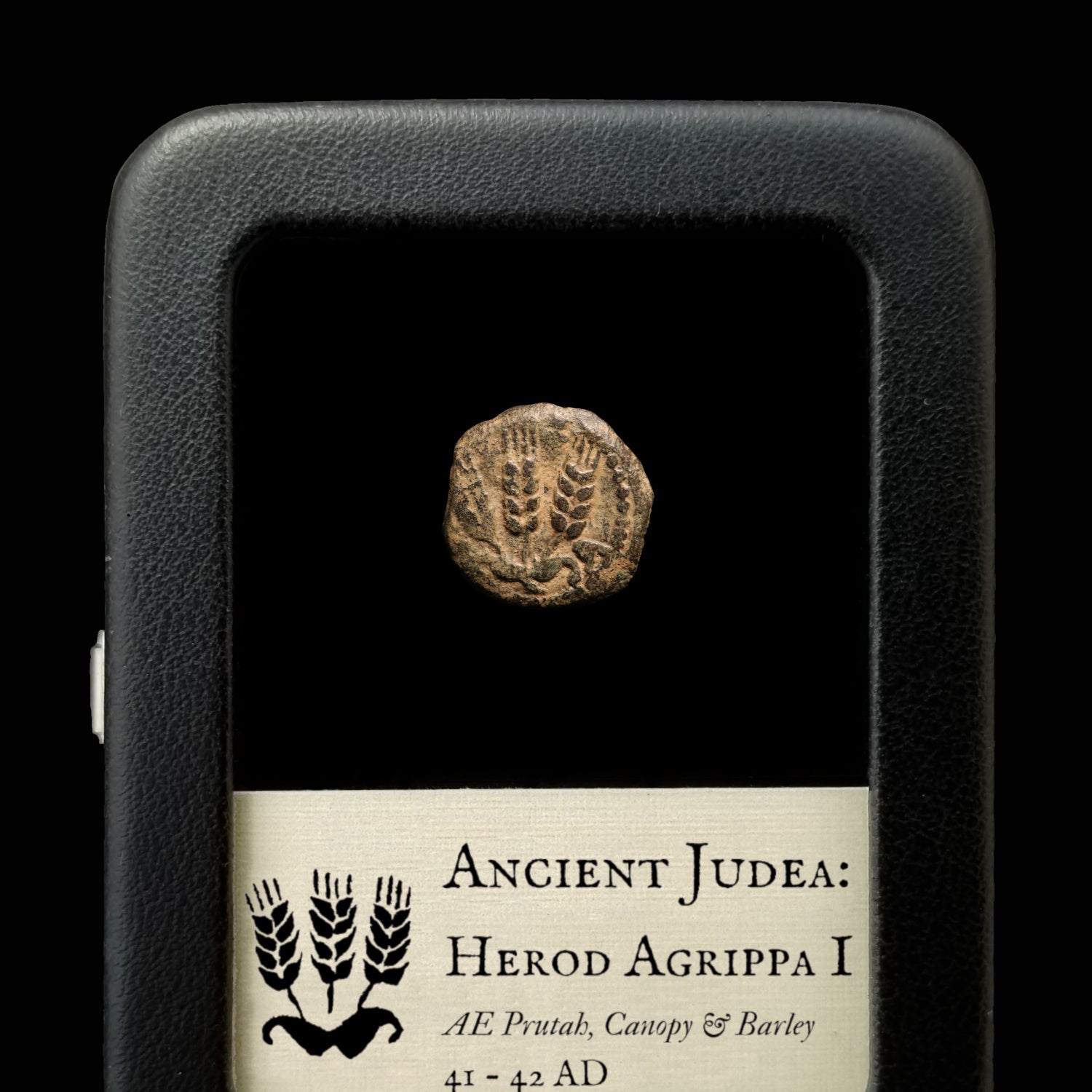 Judea, King Herod Agrippa I, Bronze Prutah - 	41 to 42 CE - Roman Judea