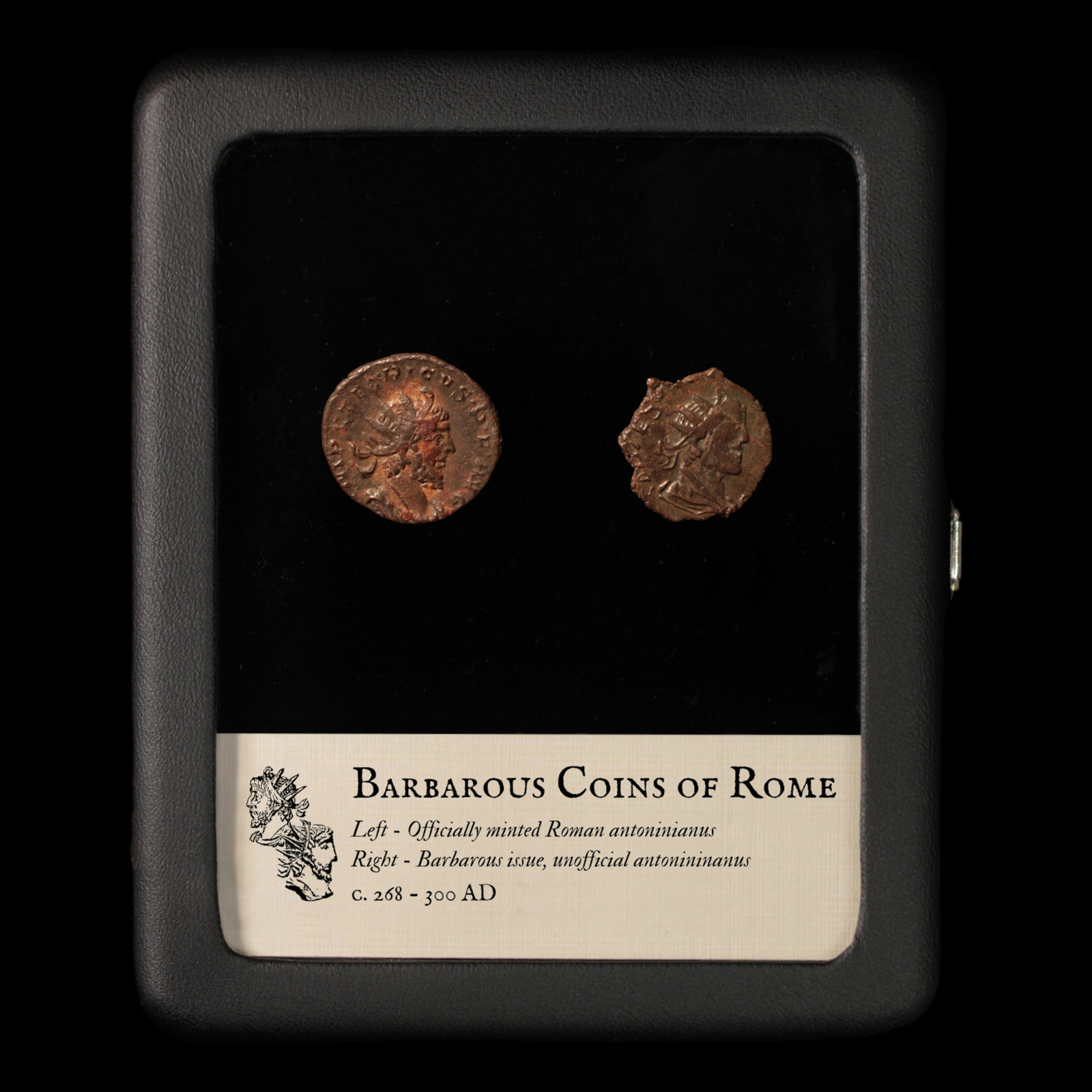Barbarous vs. Official Roman Coinage Collection - c. 268 to 300 CE - Roman Empire