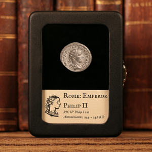 Rome, Emperor Philip II, AR Antoninianus, Spes (Goddess of Hope) - 244 to 246 CE - Roman Empire