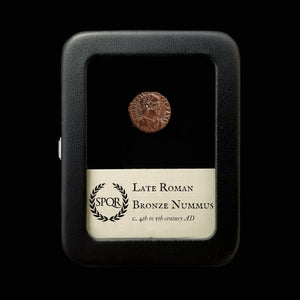 Late Roman Bronze Nummus, 4th to 5th Century - c. 300 to 500 CE - Roman Empire