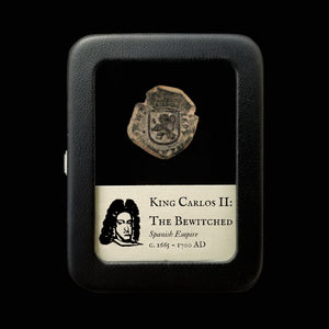 King Charles II "The Bewitched" Copper Cob - c. 1665 to 1700 - Spanish Empire
