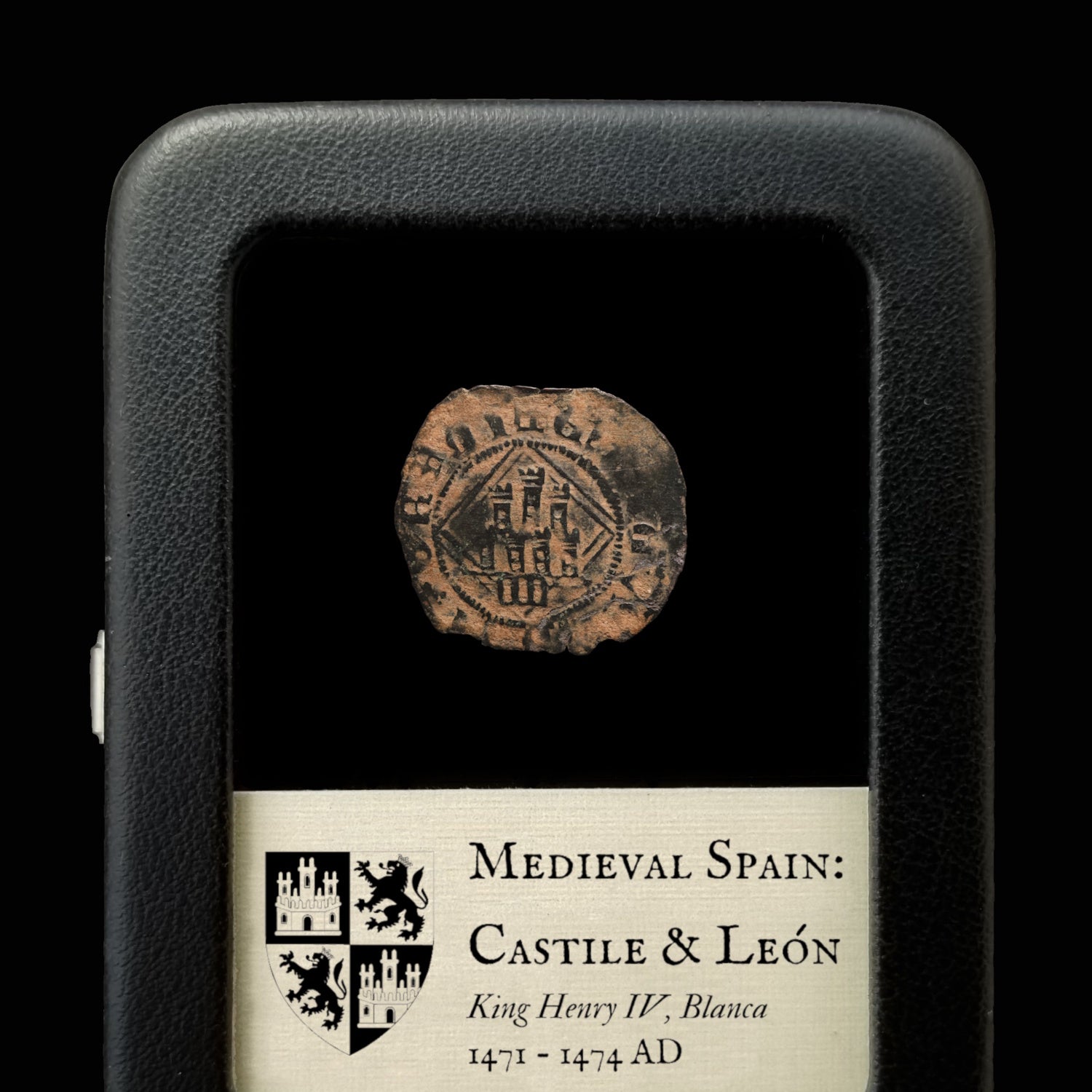 Spanish States, Kingdom of Castile and Leon, Henry IV, Blanca - 1471 to 1474 CE - Medieval Spain