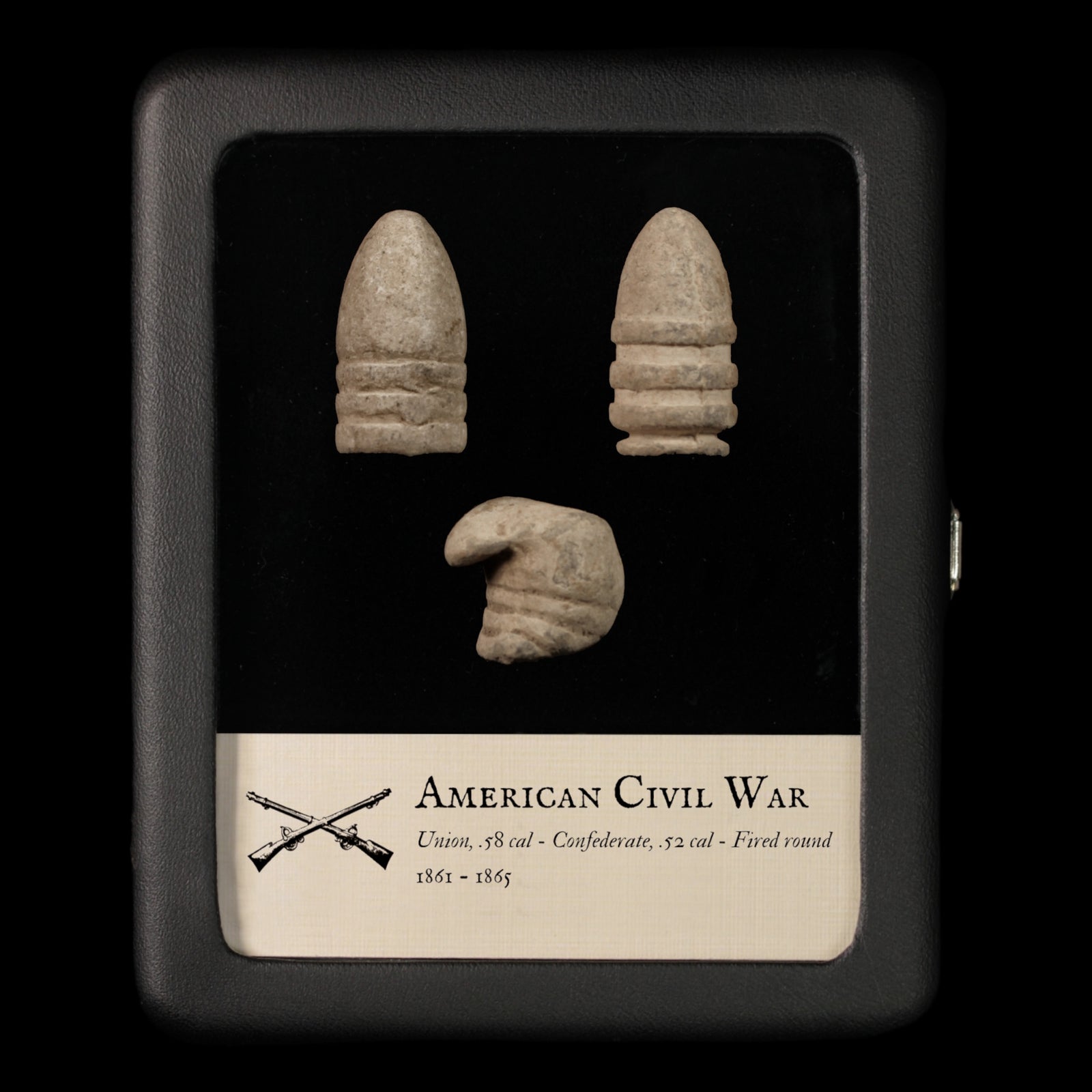 Civil War Minié Balls (Set of 3) - 1860's - United States