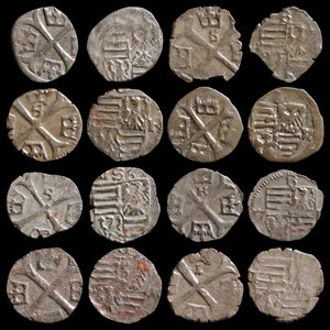 Hungary, Sigismund of Luxembourg (Holy Roman Emperor), Silver Parvus - 1387 to 1437 CE - Kingdom of Hungary