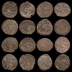Holy Roman Empire, Free Imperial City of Nuremburg, Silver Pfennig - 1675 to 1700 CE - German States