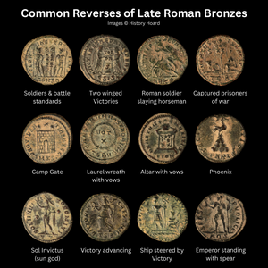 Roman Bronze Nummus, Constantinian Dynasty - c. 306 to 361 CE - Roman Empire