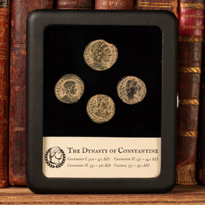 Constantine and His Sons, Four Coin Collection - c. 306 to 361 CE - Roman Empire