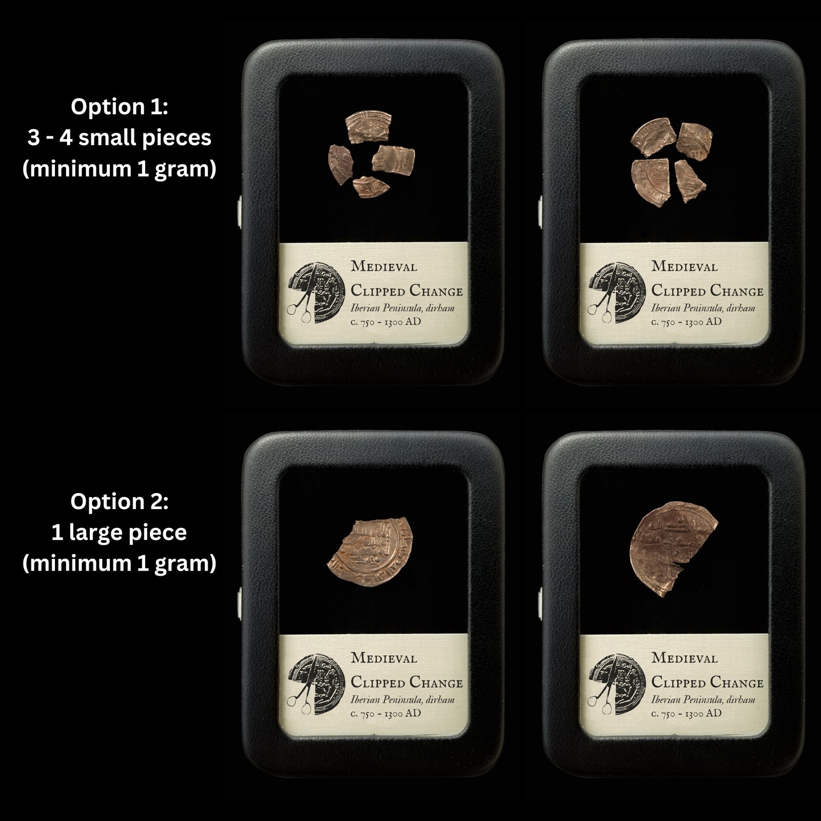 Medieval Change, Cut Dirham - c. 750 to 1300 CE - Iberian Peninsula